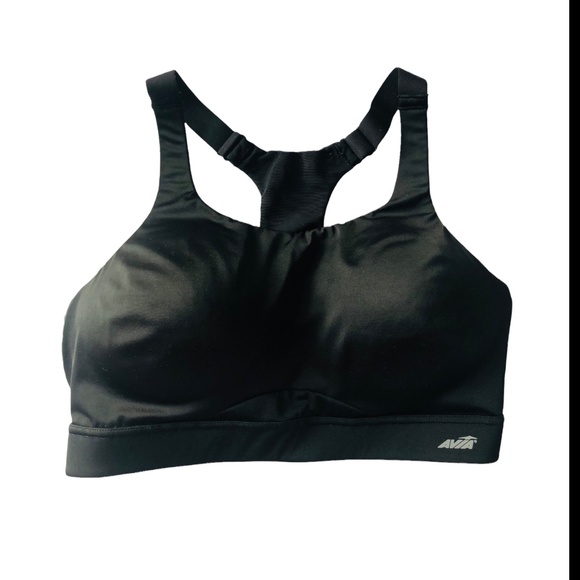Avia Other - Avia Women's Sports Bra Black Fitness Exercise Yoga Criss Cross Gym plusSize 38D